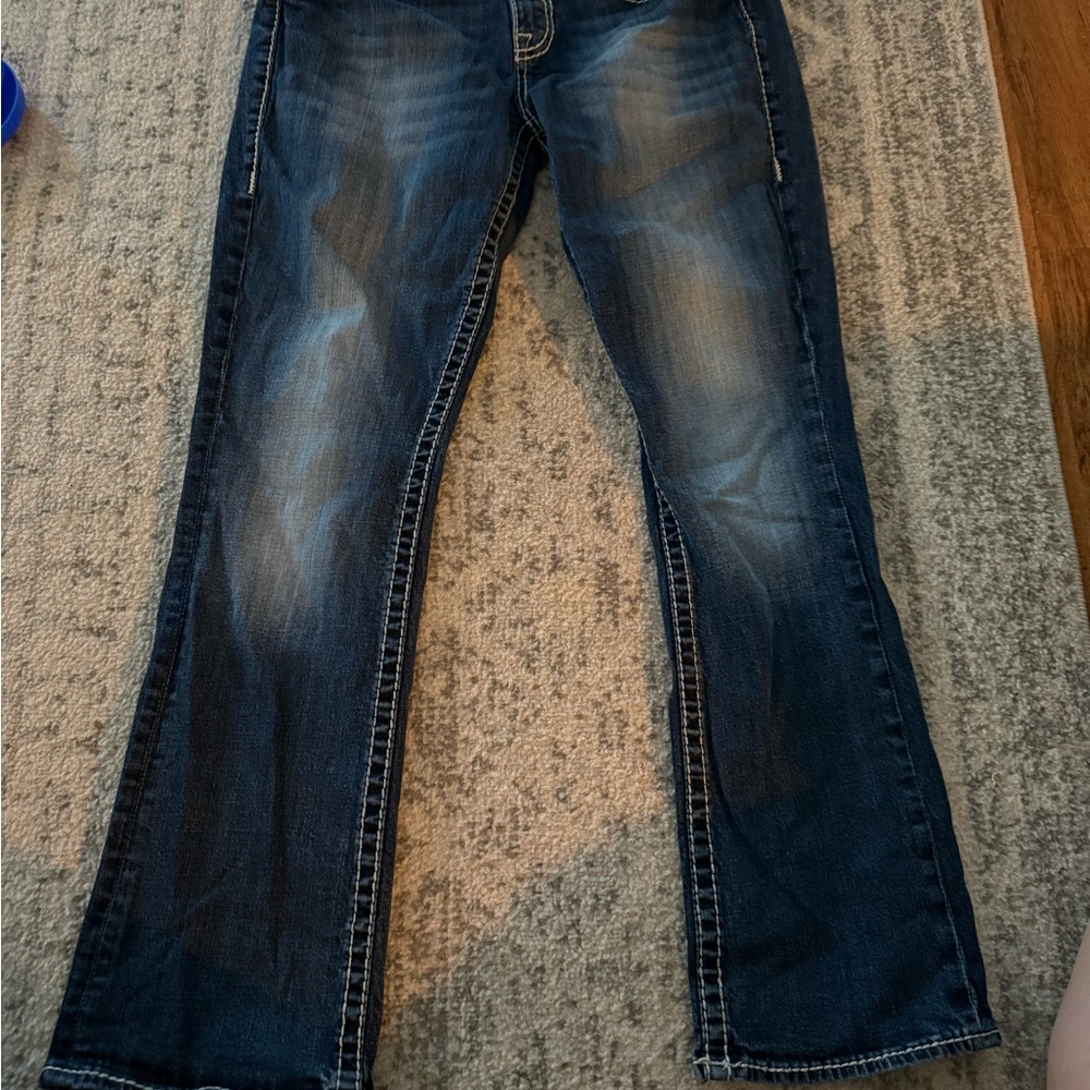Vigoss Dark Blue Bootcut Men's Jeans